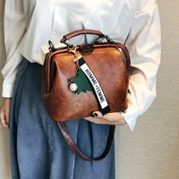 vintage solid color clutch shoulder bags for women 2020 new hot sale crossbody bag female high quality matte leather tote bag