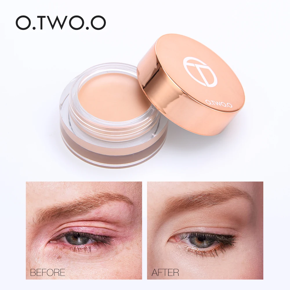 

O.TWO.O Eye Primer Concealer Cream Makeup Base Long Lasting Concealer Easy to Wear Brighten Skin Cream Moisturizer Oil Control