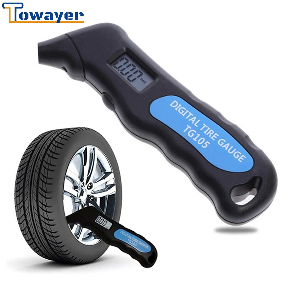 Цифровой Автомобильный манометр TH805 измеритель давления в шинах с ЖК дисплеем