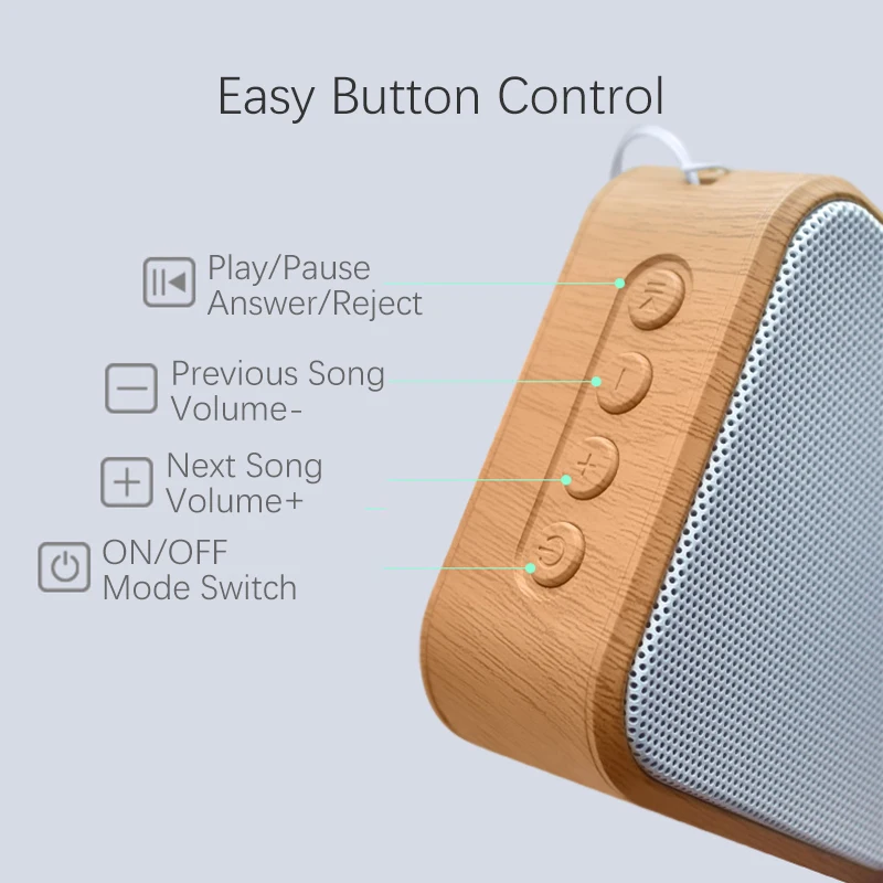 Ретро деревянный Bluetooth динамик портативный открытый беспроводной мини компьютер