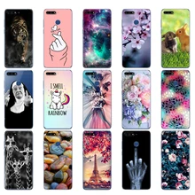 Силиконовый чехол для Huawei Y6 2018 5 7 дюймов Atu L21 накладка телефона из