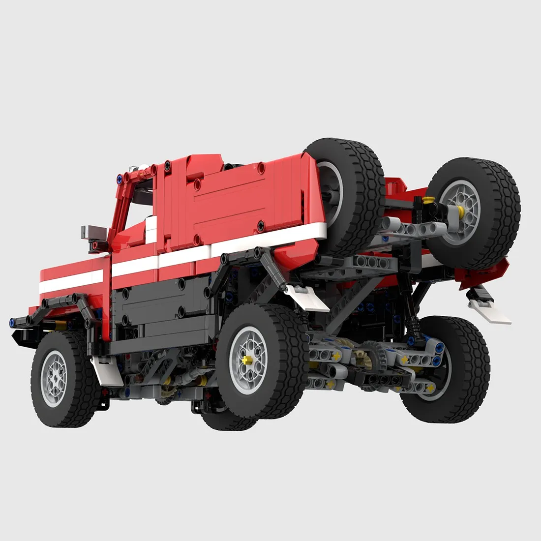 

1183Pcs Custom 2.4G RC Off-Raod Vehicle Model DIY Building Block Bricks Toy With Lighting Kit For Children Educational Toys Gift