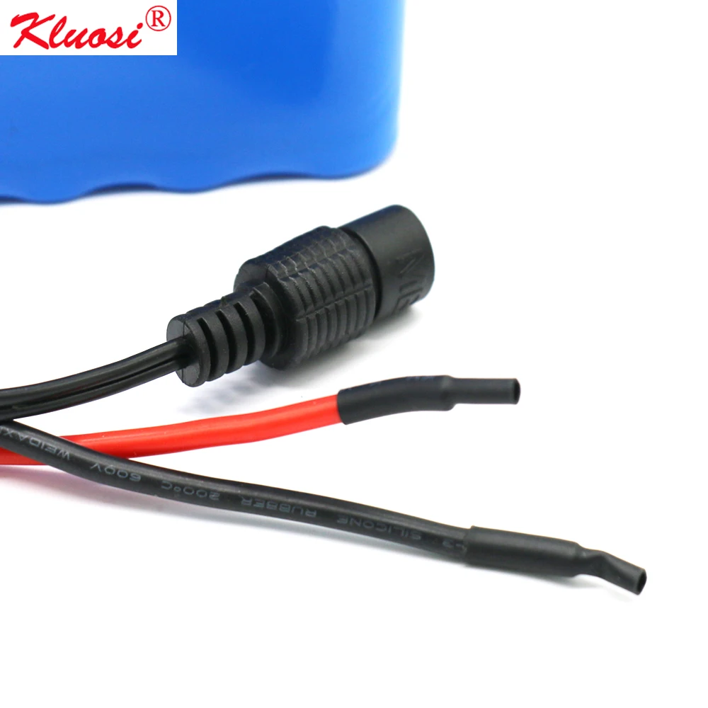 12В батарея 35Ah KLUOSI 3S10P 11.1V12.6V для NCR18650GA с 60A BMS мощный литий-ионный комплект