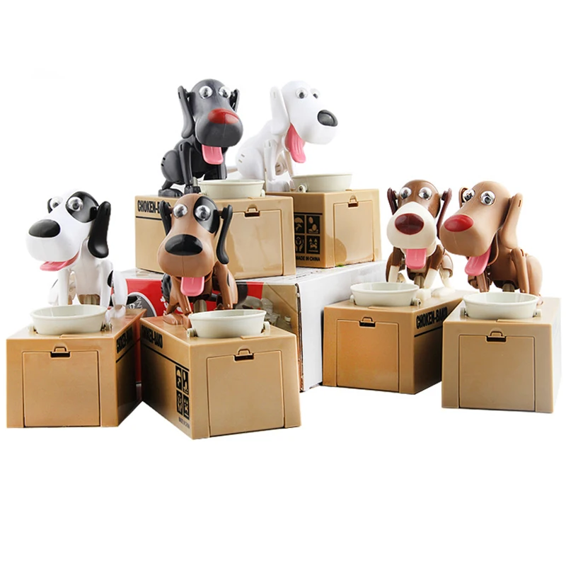 Роботизированная копилка для собак автоматическая монета хранения монет