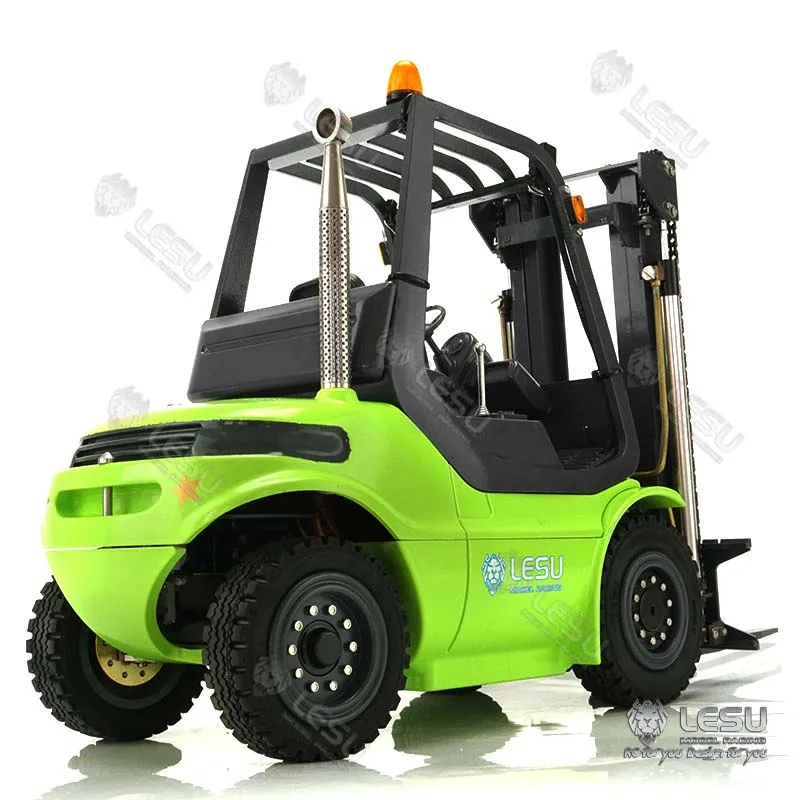 

LESU 1/14 Linde Hydraulic RC Forklift Remote Control Transfer Truck Model With Pump Motor Painted Sound ESC THZH0779-SMT5