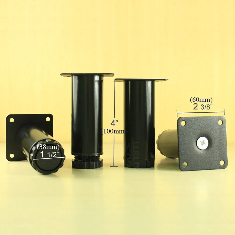 4 шт. регулируемые круглые ножки для кухонного шкафа 10 см | Обустройство дома