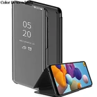 Умный зеркальный флип-чехол для Xiaomi Redmi Note 10, противоударный чехол для redmi remi note 10 pro 10pro, чехол-подставка для телефона