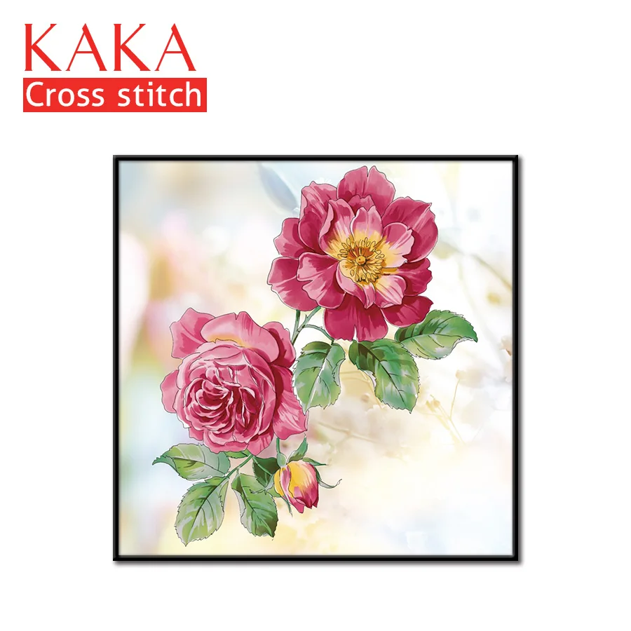 Наборы для вышивки крестиком наборы с напечатанным рисунком холст 11CT домашнего