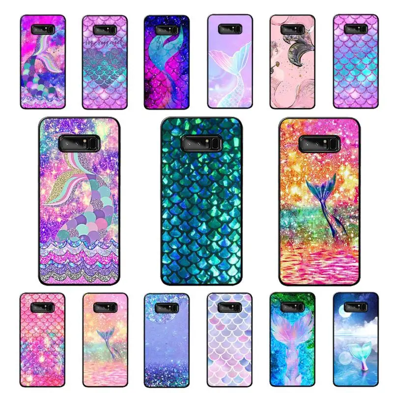 

MaiYaCa Mermaid Tail Scale Phone Case for Samsung note 3 4 5 7 8 9 10 pro plus lite 20 ultra