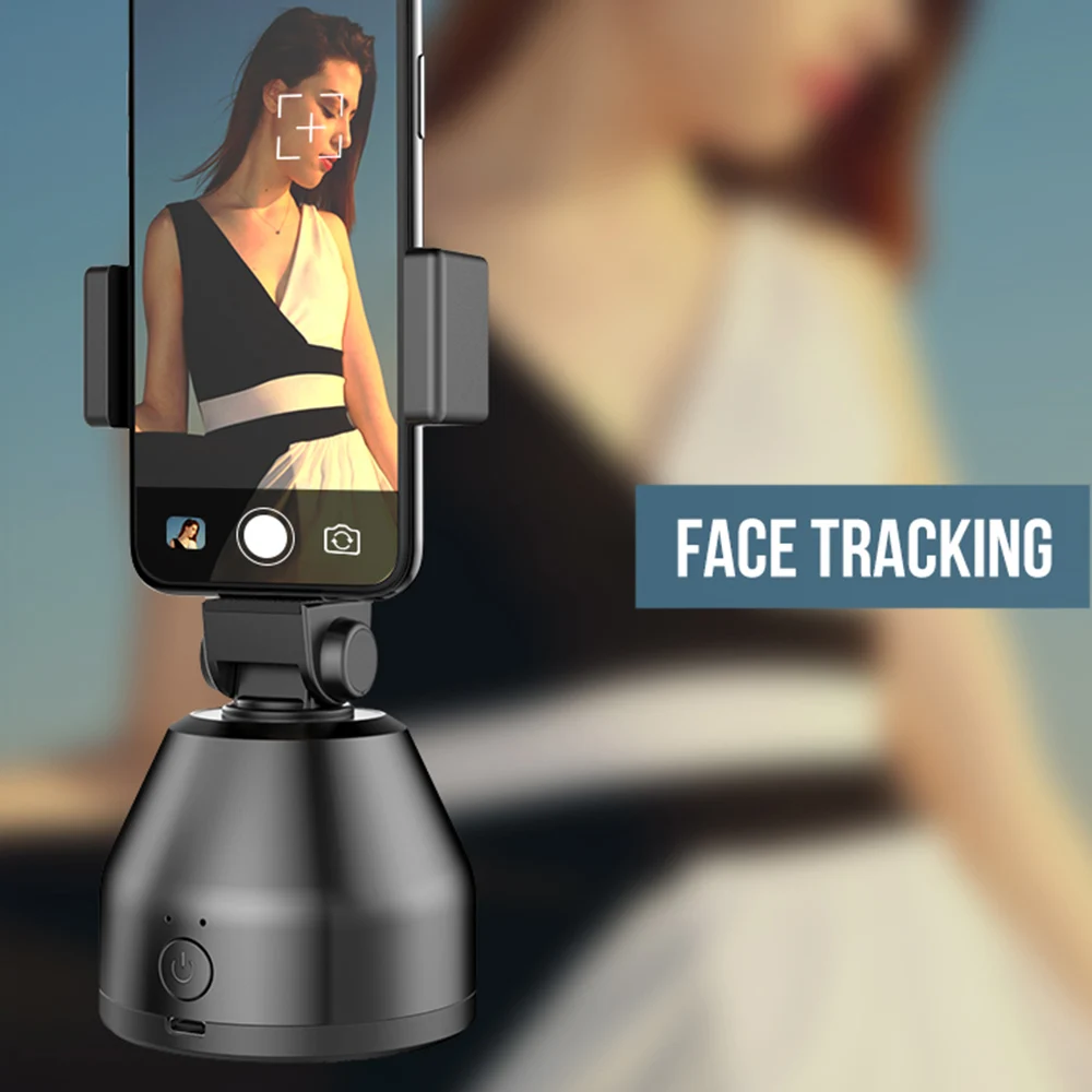 Селфи-Палка с поворотом на 360 градусов автоматическим отслеживанием объекта |