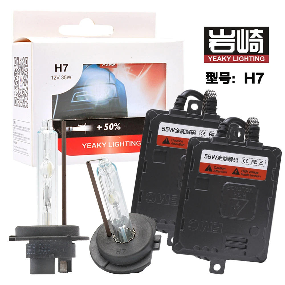 AC Original Yeaky HID Xenon Kit H1 H7 D2H H11 9005/HB3 9006/HB4 9012/HIR2 55W Canbus Ballast Error Free Fast Bright Car Headlamp