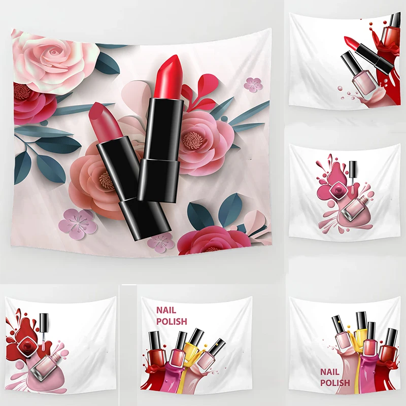 

Hot Pin Hanging Cloth Nail Polish Tapestry Printing Hanging Picture Tablecloth Beach Towel Wall Decorative Cloth GT833