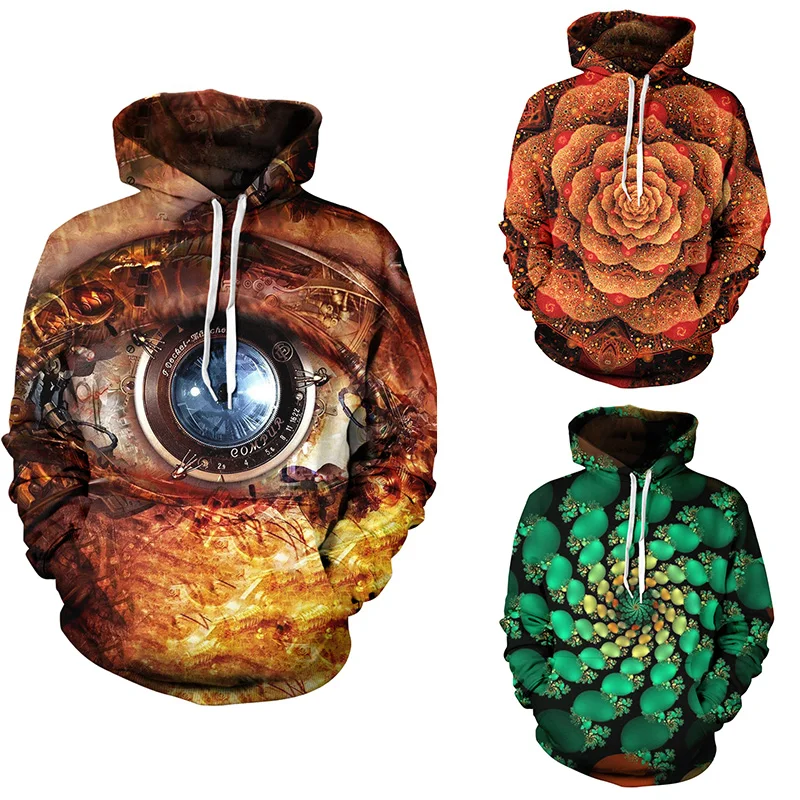

2021 Fashion Men Personality pattern 3D Printed Hoodies Men / Women's Sweatshirts 3D Full-body print Harajuku hoodie
