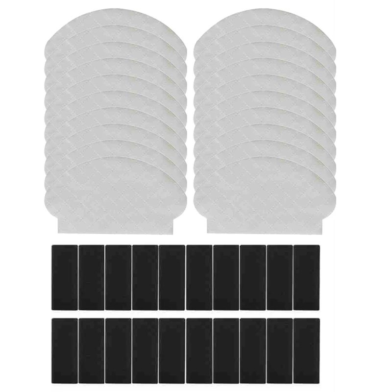 Replace Mop Cloth Rags Disposable Mops for ECOVACS DX55 T5 DJ65 DV35 DV33 DV37 Vacuum Cleaner Moping Pads | Дом и сад