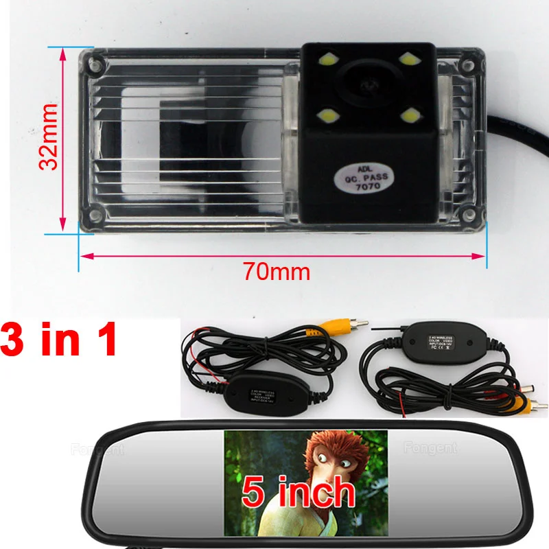 Автомобильная камера заднего вида резервного копирования парковки монитор для