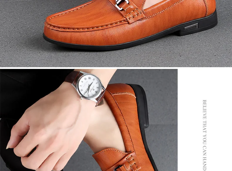 Роскошная обувь; мужские лоферы из натуральной кожи; сезон весна-осень; zapatos de hombre mocasines cuero; повседневные мужские лоферы без застежки; горячая распродажа