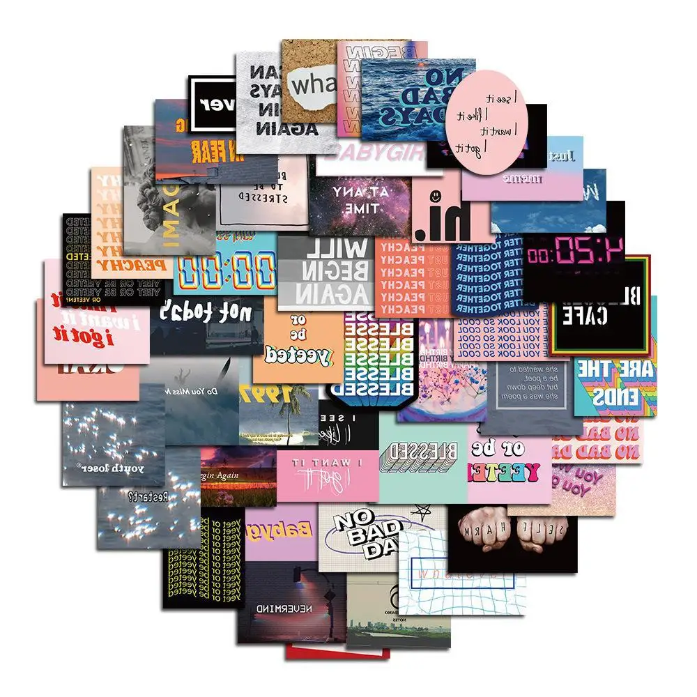 

10/30/50PCS Lost Diary Handbook Sticker Notebook Luggage Decoration Graffiti Toy Waterproof Sticker Wholesale