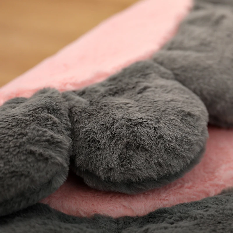 Креативная кровать для домашних питомцев с цветами и котом зимний теплый мягкий