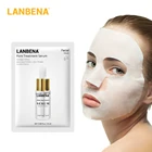 Сыворотка для лечения пор LANBENA, маска для лица, уход за кожей, увлажнение, растительный экстракт, контроль жирности, увлажнение, листовая маска для лица сужение пор