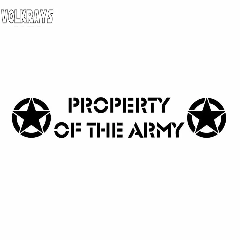 Забавная Автомобильная наклейка Volkrays свойство армии светоотражающая
