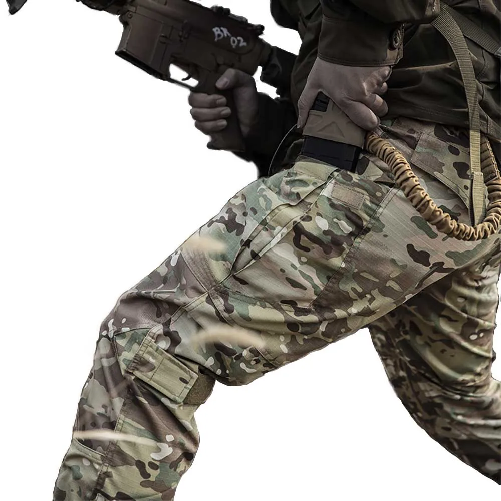 

Military Army Style Tactical Cargo Pants Men Casual Slim Regular FIt Pockets Trousers Straight Streetwear Joggers Male Clothing