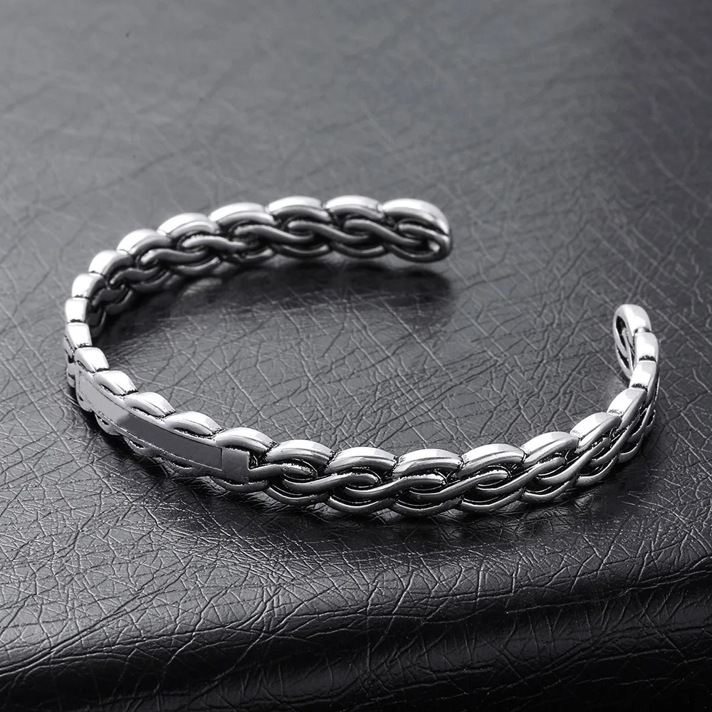 Стильный браслет в форме пшеницы для мужчин и женщин Браслет манжета Будды ретро