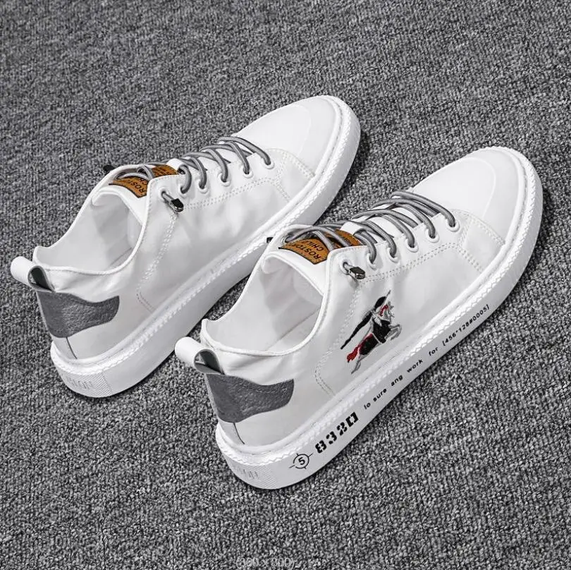 

2021 new summer Men's sneaker breathable white board shoes Men's Vulcanize Shoes Outdoor Trainers Casual Shoes tenis masculino