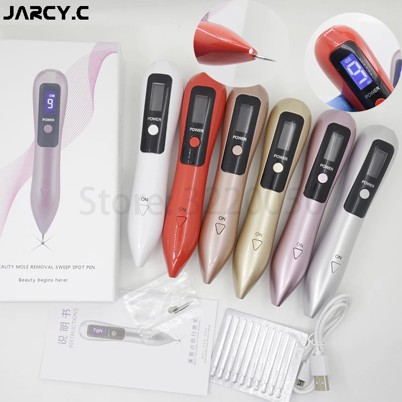 

Mole Removal Laser Plasma Pen Dark Spot Skin Ionic machine pen Facial Freckle Tag Wart Removal Beauty Tool for face care clean