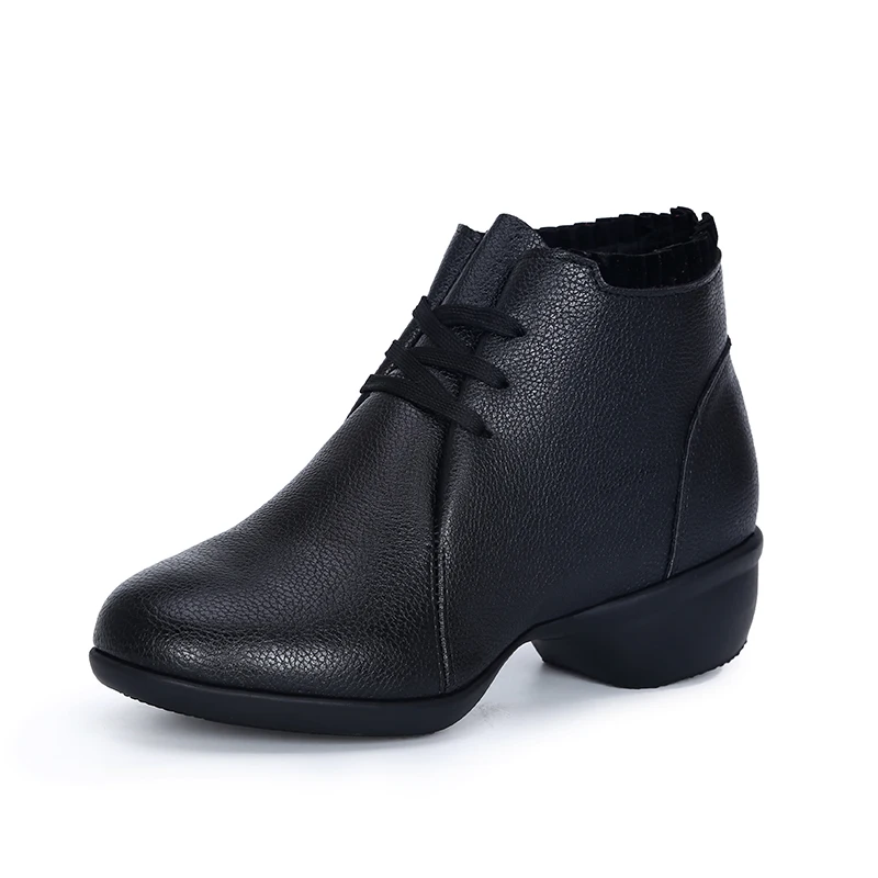 New Brand fashion women latin dance shoes modern tango ballroom dancing shoes Soft Bottom outdoor add velvet shoes sexy winter