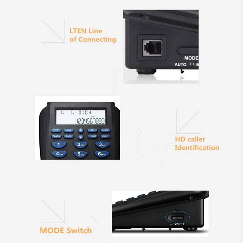Телефонная связь с функцией записи шумоподавление Гарнитура для домашнего офиса