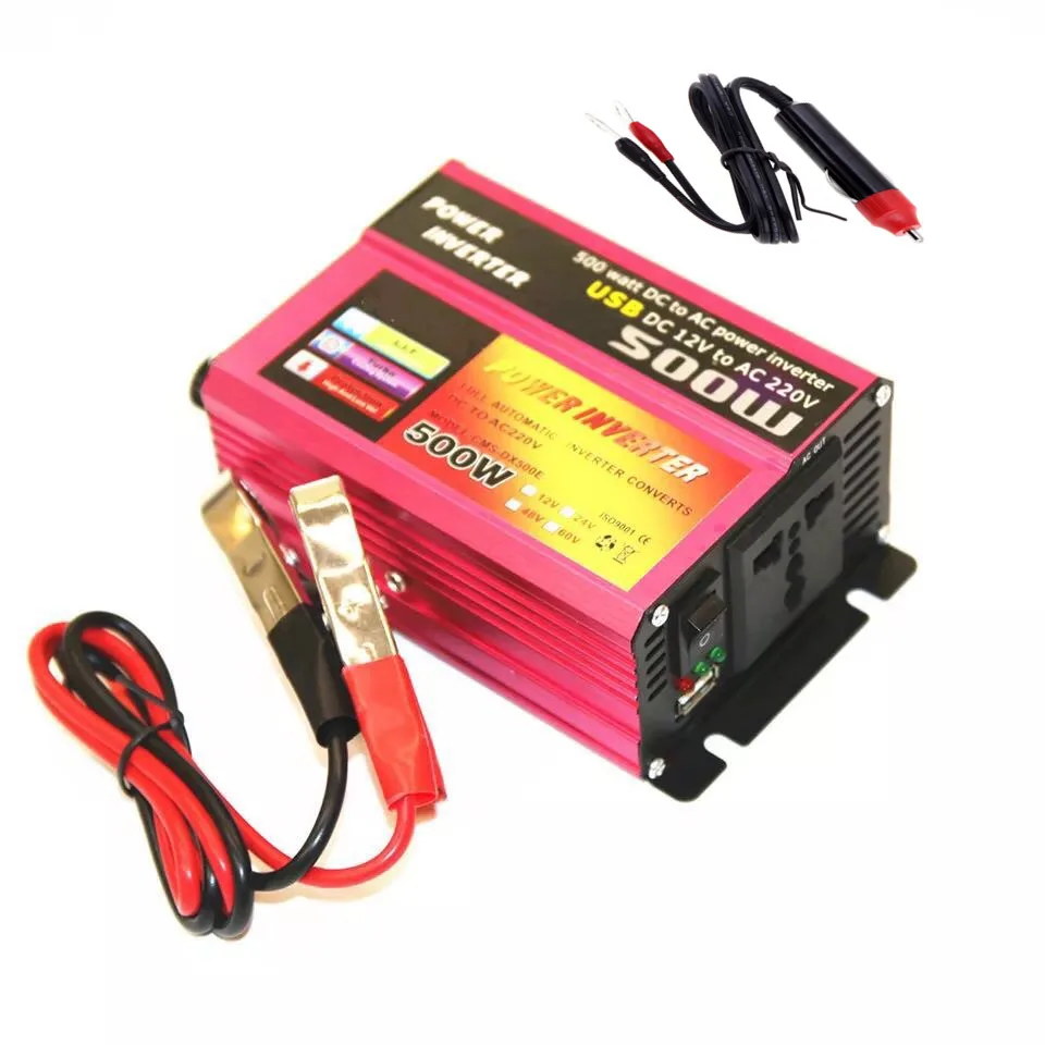 1000 Вт/2000 Вт постоянного тока 12 В в переменный ток 220 портативный автомобильный