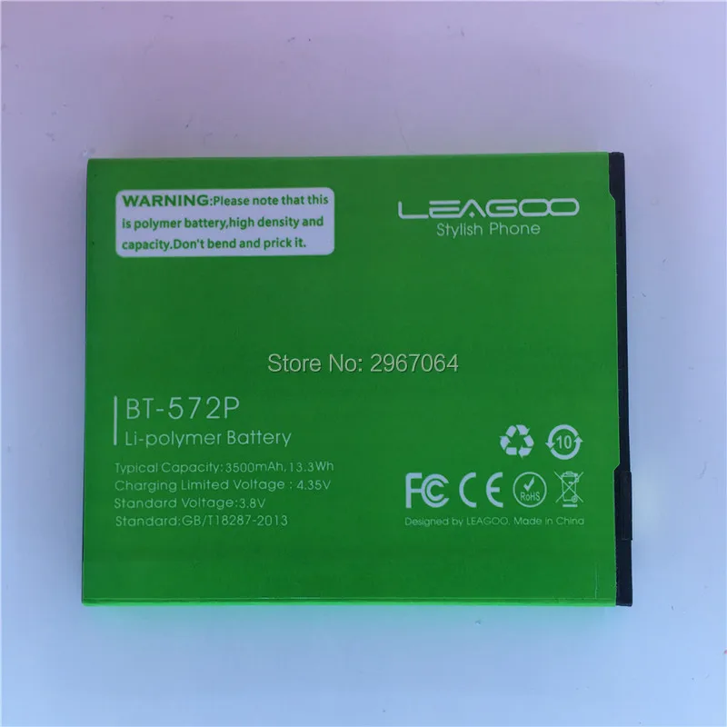 

YCOOLY 2021 Production Date For LEAGOO BT-572P Battery 3500mAh Long Standby Time High Capacit For LEAGOO M8 Battery