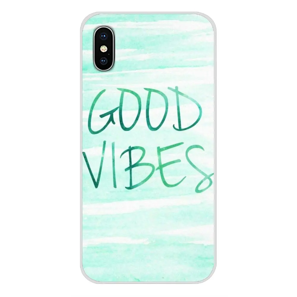 Для Samsung Galaxy J1 J2 J3 J4 J5 J6 J7 J8 плюс 2018 Prime 2015 2016 2017 Good Vibes Tumblr цитаты прозрачной мягкой