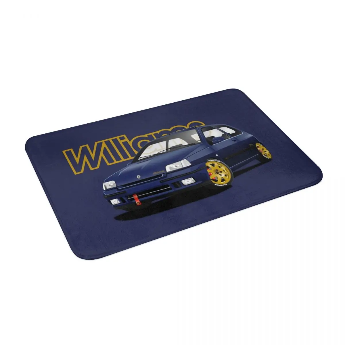 Напольный коврик Renault Clio Уильямс 2 0 16s ковер из полиэстера нескользящий для декора