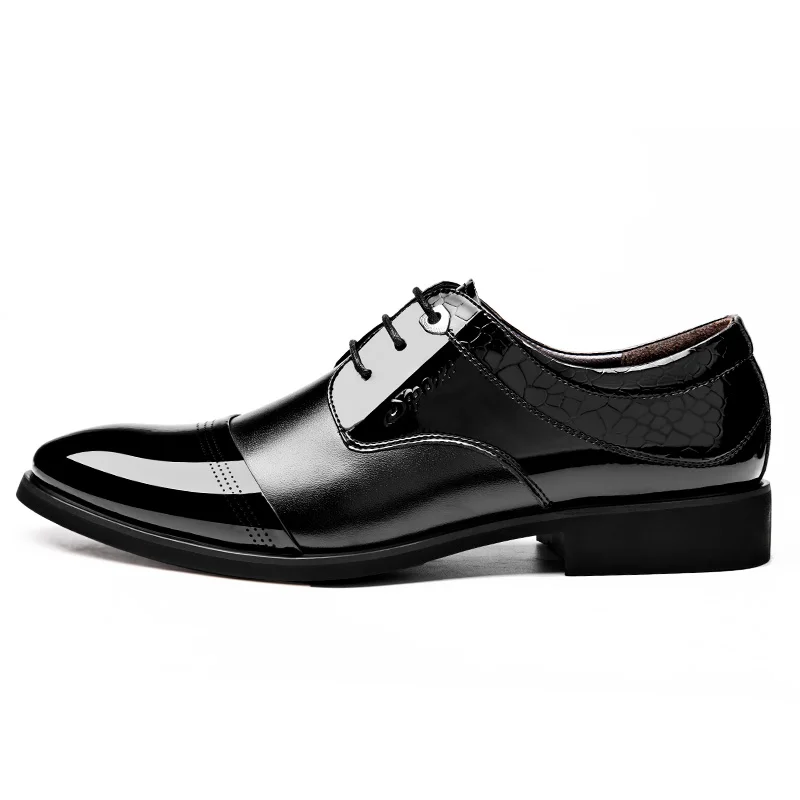 Роскошные Мужские модельные туфли в британском стиле Деловые оксфорды Сезон