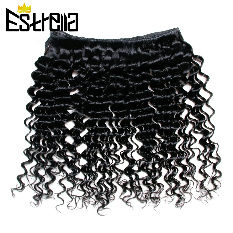 Глубокая волна волос пряди перуанских человеческих Ткачество Remy предложения