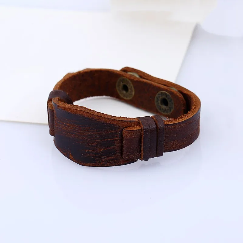 Мужской женский унисекс мульти плетеный браслет из тонкой кожи ювелирные