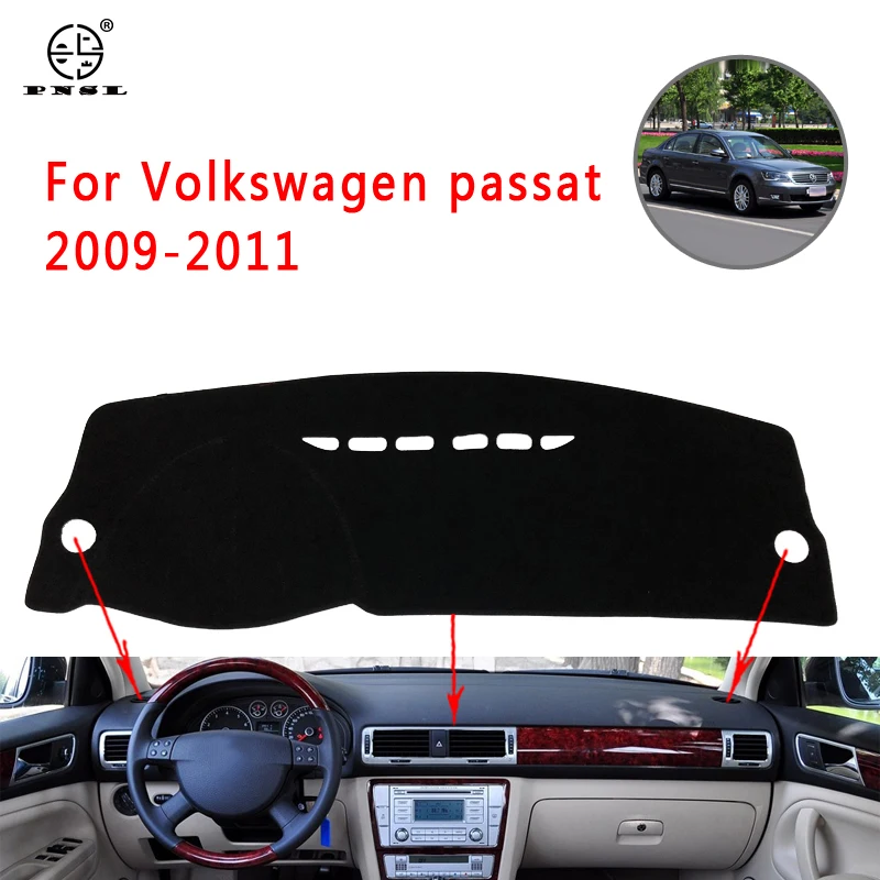 PNSL крышка приборной панели автомобиля коврик для ковёр Volkswagen passat 2009 2011 Защита от