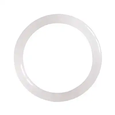 Натуральный нефритовый круглый белый браслет 54-62 мм Элегантные украшения