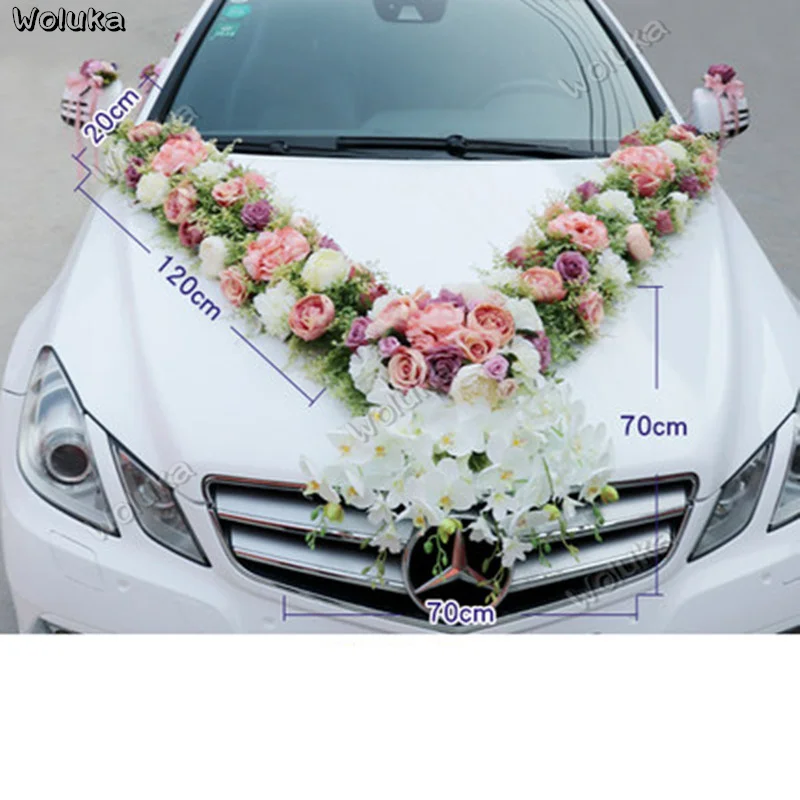 Украшение для автомобиля набор украшений свадебного большая V-образная Лилия
