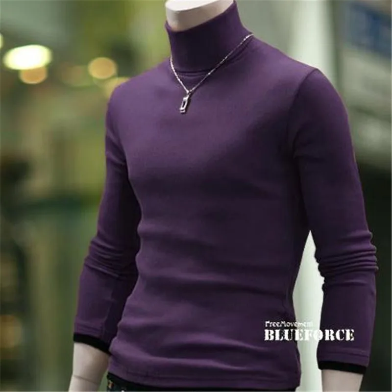 Новинка 2021 осень и зима Мужская облегающая базовая одежда тонкий пуловер свитер