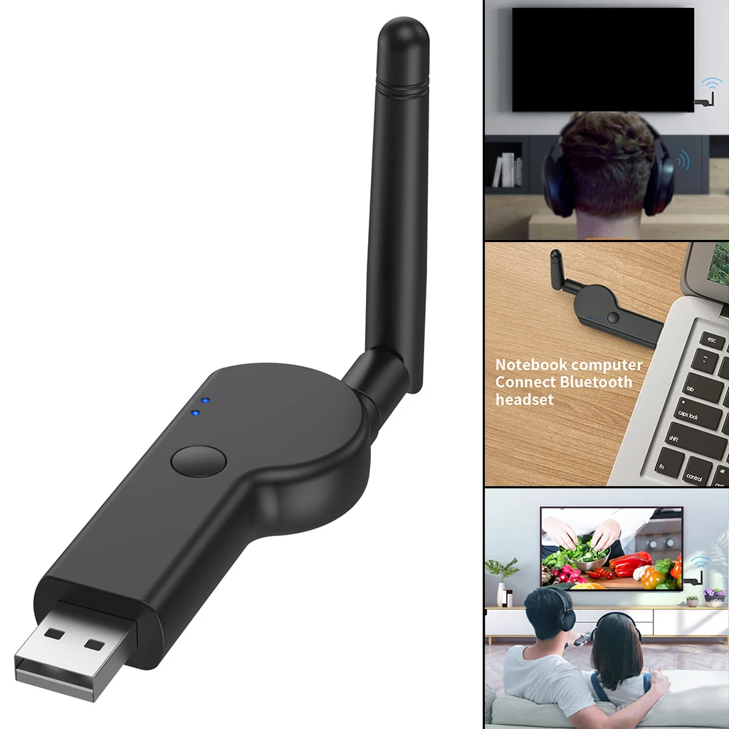 

Передатчик Bluetooth 5,2, беспроводной музыкальный адаптер с внешней антенной, беспроводной адаптер для домашней стереосистемы