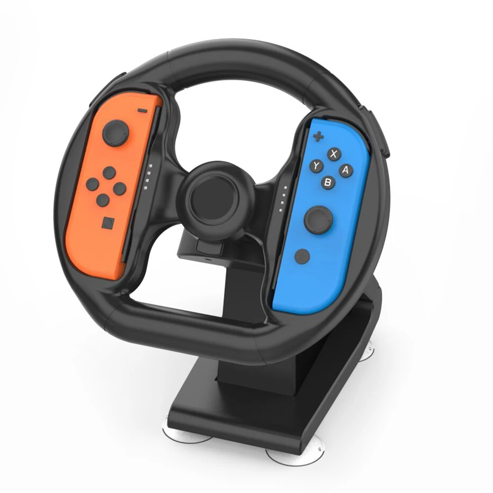 

Приспособление для контроллера с 4 присосками для Nintendo Switch Racing Game NS, аксессуар для рулевого колеса, деталь для совместимого с Joy-con