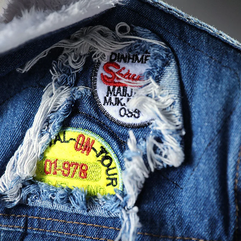 

Winter Fashion Men Jacket High Quality Patches Designer Thick Warm Parka Men Casual Velvet Coats Hip Hop Bomber Jackets Hombre