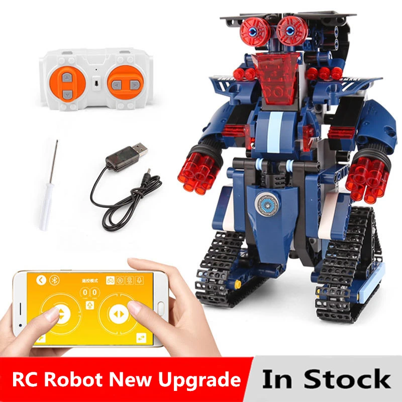 Робот RC Diy блоки Technic power function смарт гусеничный пульт дистанционного управления fit