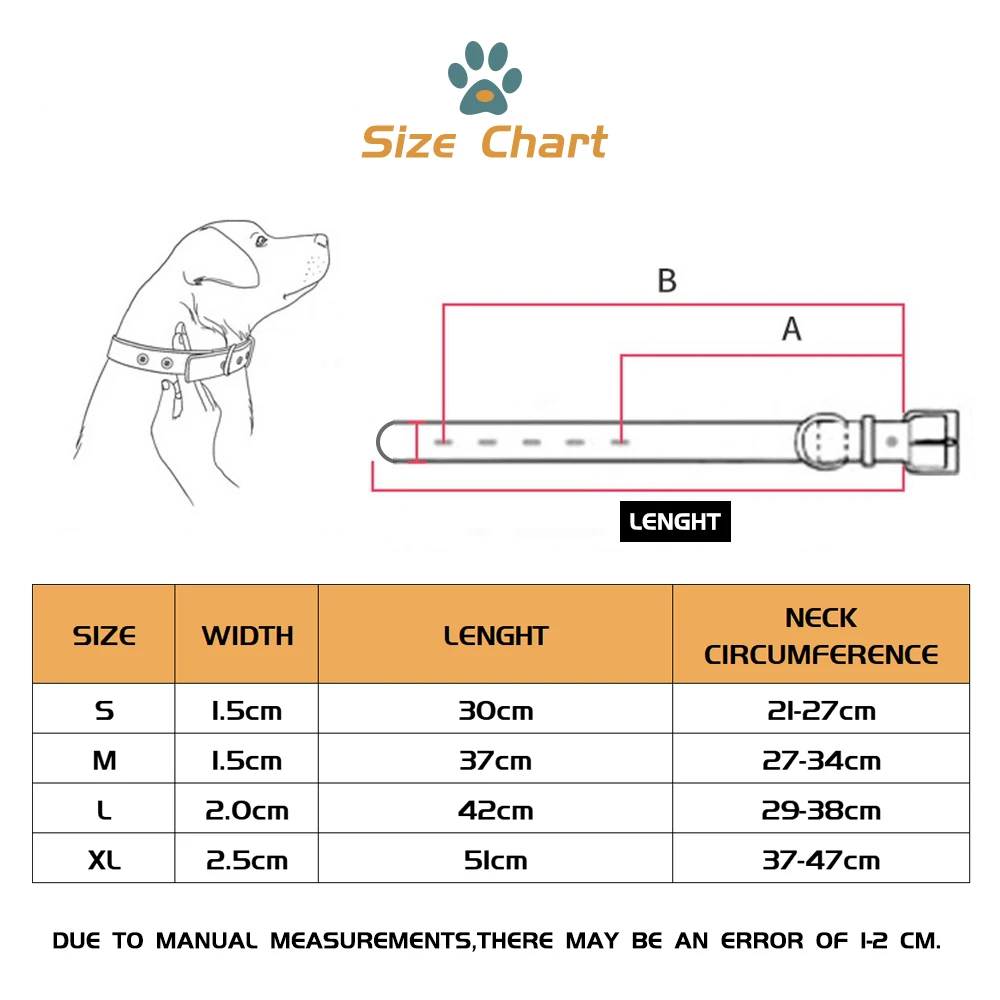 

Multicolor Dogs Collar Spiked Adjustable Pet Collars Leather Pink Puppy Dog Training Necklace for Large Dogs Pet Supplies