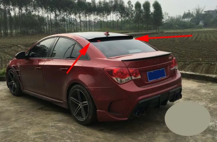 

Спойлеры на заднюю крышу ABS в заводском стиле для Chevy Cruze 4DR Седан, спойлеры A 2009-2015