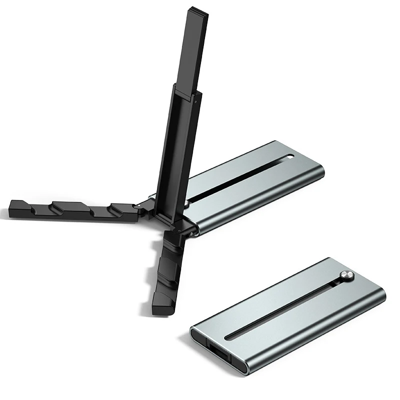 

Aluminum Alloy Stand Holder with Foldable and Adjustable for Phone and Tablet ND998
