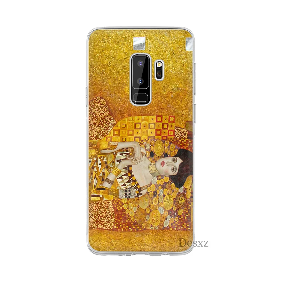 Чехол КРЫШКА ДЛЯ samsung Galaxy A3 A5 A6 A8 A9 A10 A20 A30 A40 A50 A60 A70 поцелуй картина Густава Климта