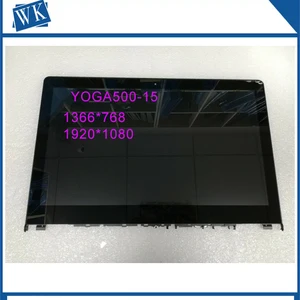 15 6 lcd touch screen digitizerbezel assembly display for lenovo yoga 500 15isk 80r6 15ibd 80n6 15ihw 80r40006us with bezel free global shipping